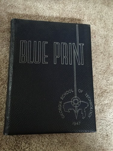 1947 Year Book Blue Print 1947 Georgia School Of Technology