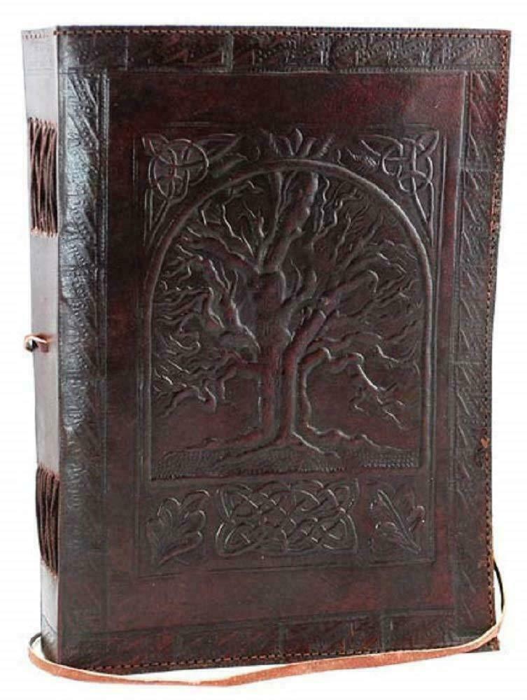 Vintage Tree Of Life Leather Journal Notebook Men Women Diary 7