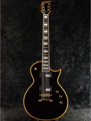 New EDWARDS E-MA-135C Gloss Vintage Black Electric Guitar Fast Shipping Japan