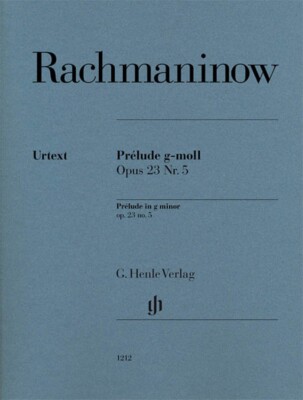 Rachmaninoff Prelude in G minor Op 23 No 5 Sheet Music Piano Solo 051481212