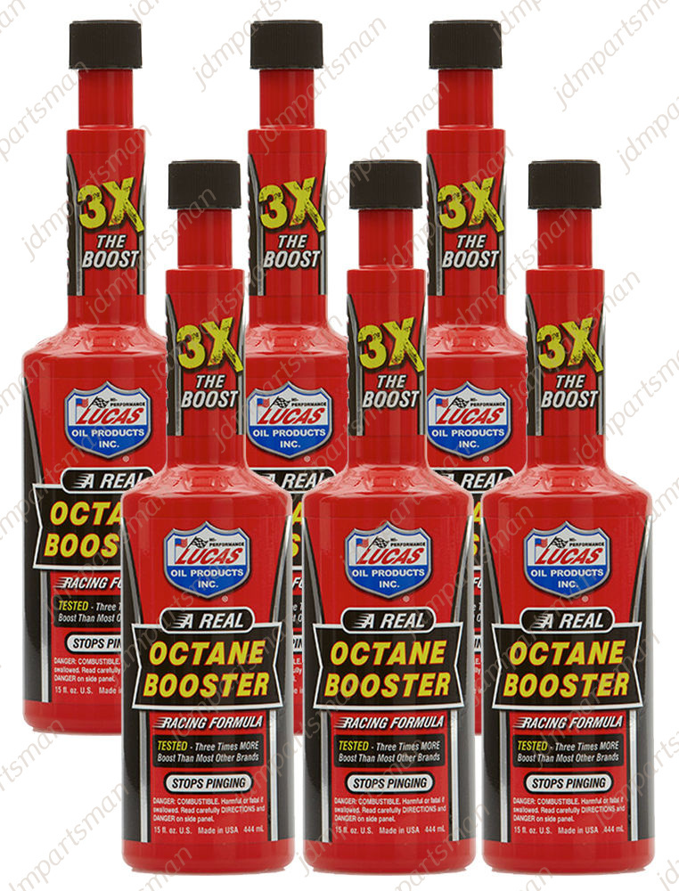 Lucas Octane Booster 10026 15oz. Bottle (pack Of 6)