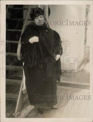 1919 Press Photo Madame de Gama, wife of Brazilian Ambassador to the US, in NY