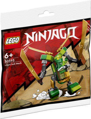 Lego Ninjago Lloyd Suit Mech 30593 Retired Poly Bag Set New Factory Sealed 2022