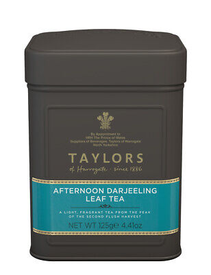 Taylors of Harrogate Afternoon Darjeeling Leaf Tea 125g Caddy