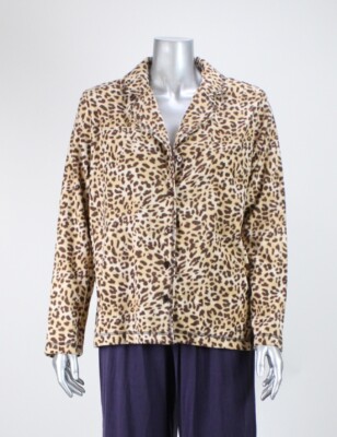 

Charter Club Intimates New Brown Leopard Pajama Top Msrp $29, Коричневый
