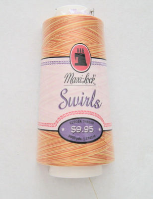 Maxilock Swirls serger thread - 3000yd - choose your color - CLEARNCE