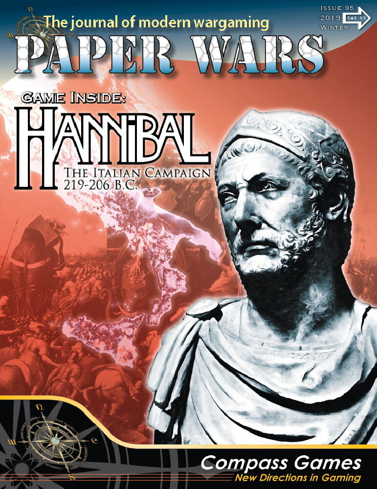 Compass Games Paper Wars #95 включает «Ганнибал: итальянская кампания» NISW 