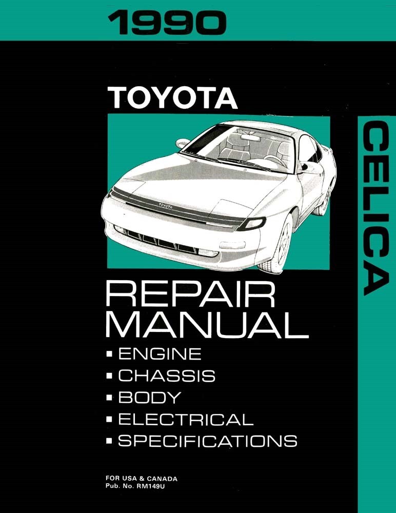 TOYOTA CELICA 修理書 1994年版 1994ToyotaCelicaORM2.JPG