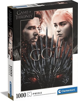 Clementoni 1000 Piece Jigsaw Puzzle - Game Of Thrones Khaleesi & Jon Snow