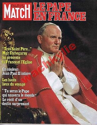 Paris Match n°1619 06/06/1980 pape Jean-Paul II France Boussac Tabarly