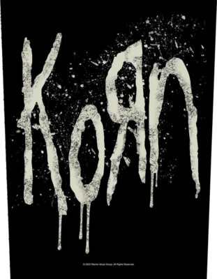 Korn - Splatter Logo - 14'' x 11'' Printed Back Patch