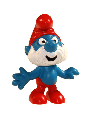 I Puffi Personaggio Grande Puffo 6 CM Smurfs Papà 21000