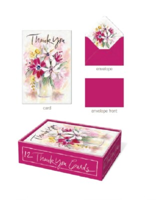 Punch Studio E2 Painter's Palette Boxed Notes Due 3.5  x 5  - Choosel Design