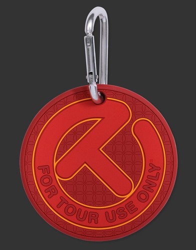 その他 SCOTTY CAMERON KEY FOB CIRCLE T RED Scotty Cameron Key Fob - Circle T - Red and Black - For Tour