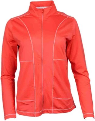 

Page - Tuttle Coverstitch Layering Full Zip Jacket Womens Red Casual Athletic Ou, Красный, Page - Tuttle Coverstitch Layering Full Zip Jacket