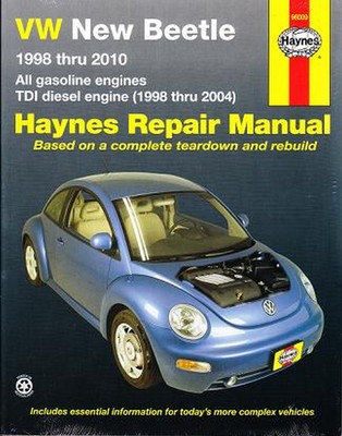 1998-2010 VW New Beetle Haynes Repair Service Workshop