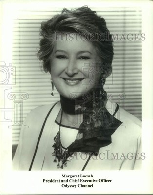 Press Photo Margaret Loesch, President and Chief Executive of Odyssey Channel