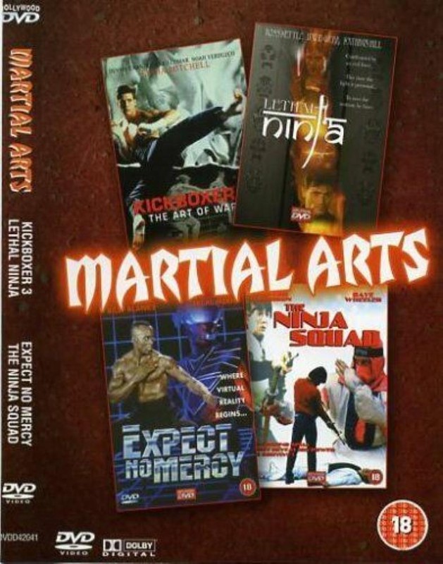 Kickboxer 3, Lethal Ninja, Expect No Mercy & Ninja Squad DVD