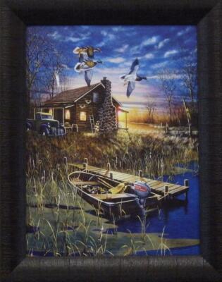 Jim Hansel "My Favorite Place" Studio Canvas Print-Framed 15" x 19"