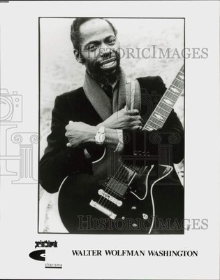 Press Photo Musician Walter Wolfman Washington - srp09875