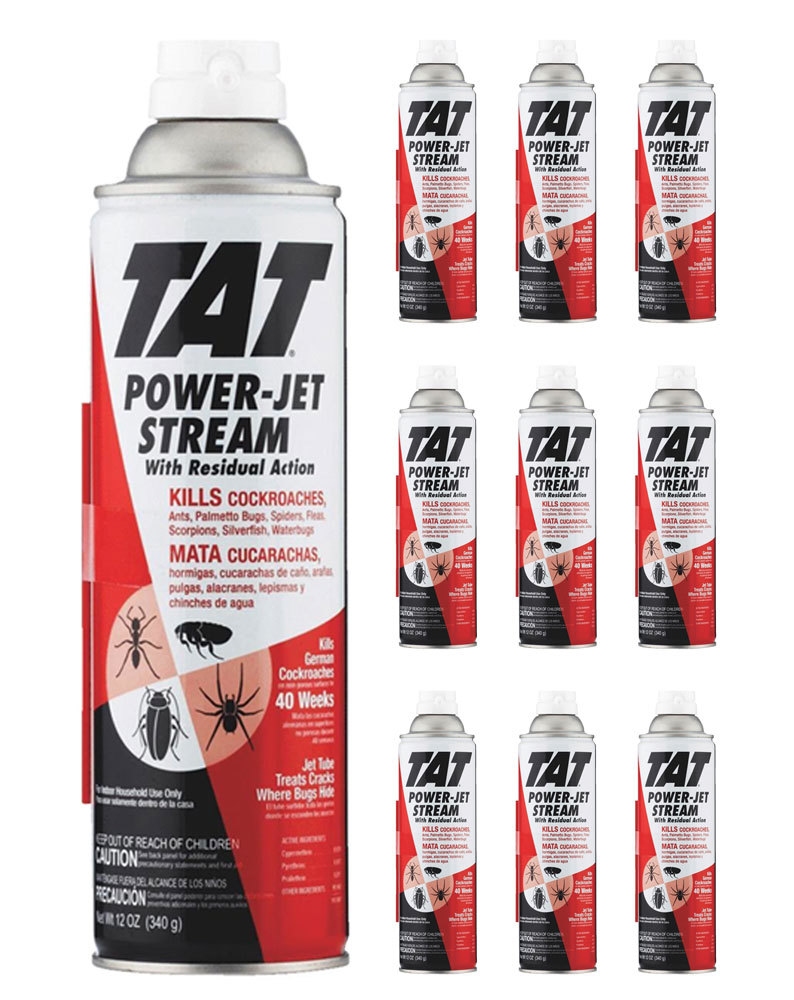 10x TAT Roach Ant Insect Killer Power Jet Stream Pest ...