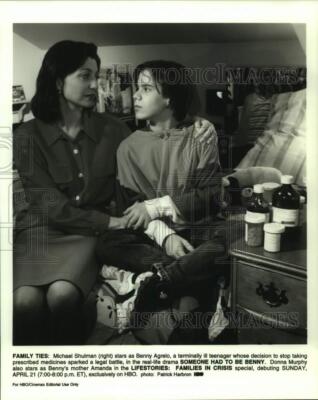 Press Photo Michael Shulman & Donna Murphy in ''Lifestories: Families In Crisis''
