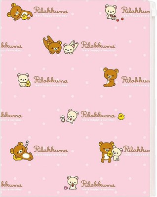 San-X Rilakkuma Clear Holder Filing 6 Pockets A4 FY09401