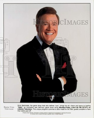 1996 Press Photo Game show host Wink Martindale on Lifetime Television's ''Debt''