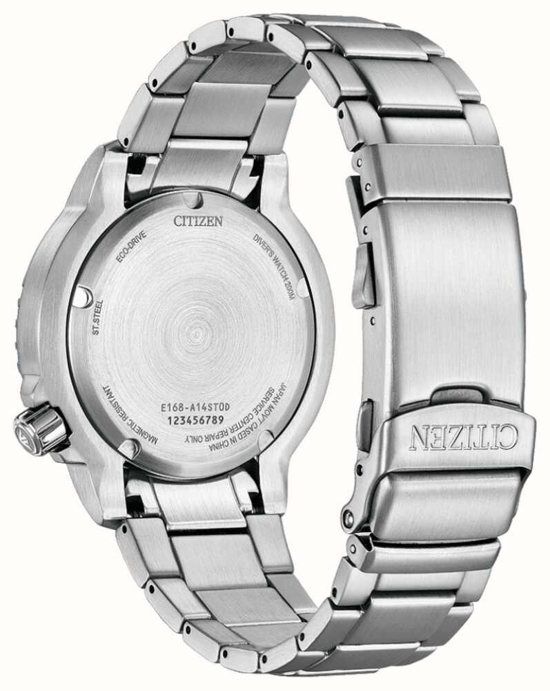 Pre-owned Citizen Promaster Diver Men's Eco Drive Watch - Bn0167-50h