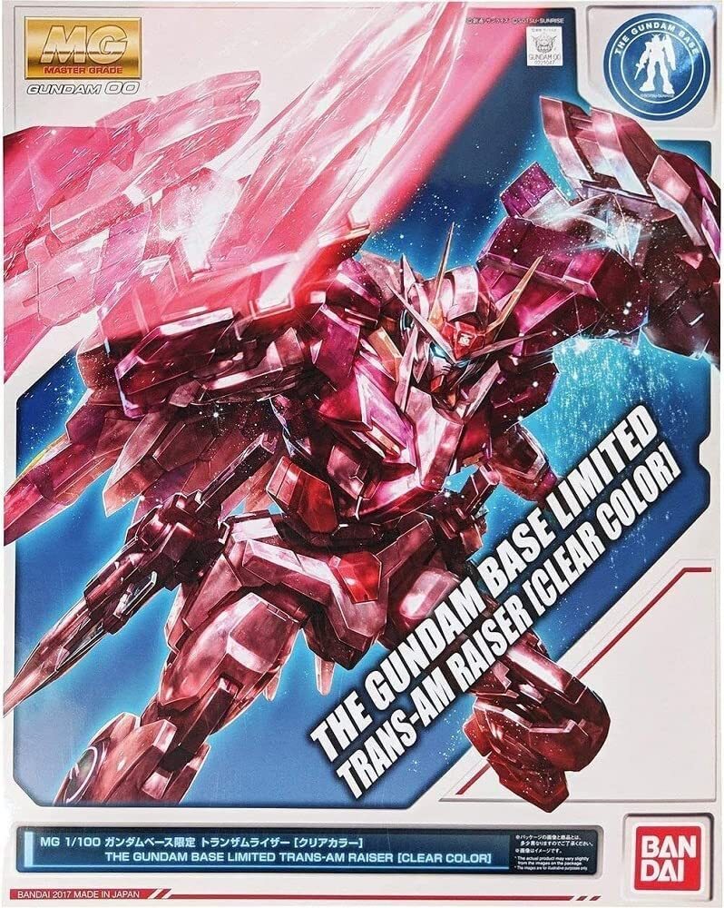 ロボット BANDAI MG TRANS-AM RAISER 1/100 P-Bandai MG 1/100 Gundam 00 GN-0000 + GNR-010 TRANS-AM
