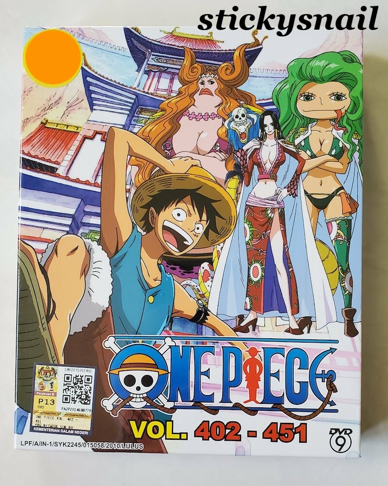 Anime DVD ONE PIECE Vol. 402-451 (Box 9) ENG SUB All Region