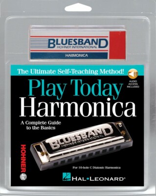 Play Today Harmonica Kit - Includes Harmonica and Method Book NEW 000704280