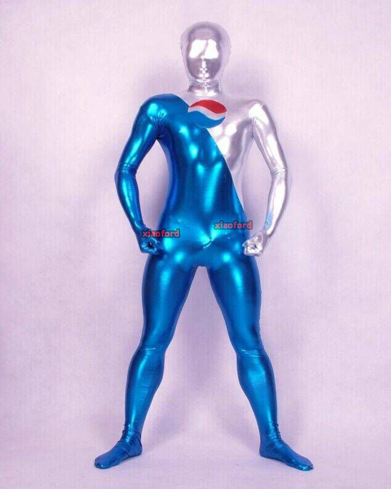 Halloween Blue and Silver Pepsi Shiny Metallic Pepsiman