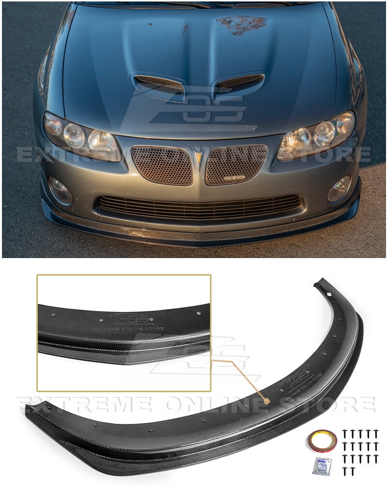 EOS Performance Carbon Fiber Front Bumper Lip Splitter For Pontiac GTO 04-06