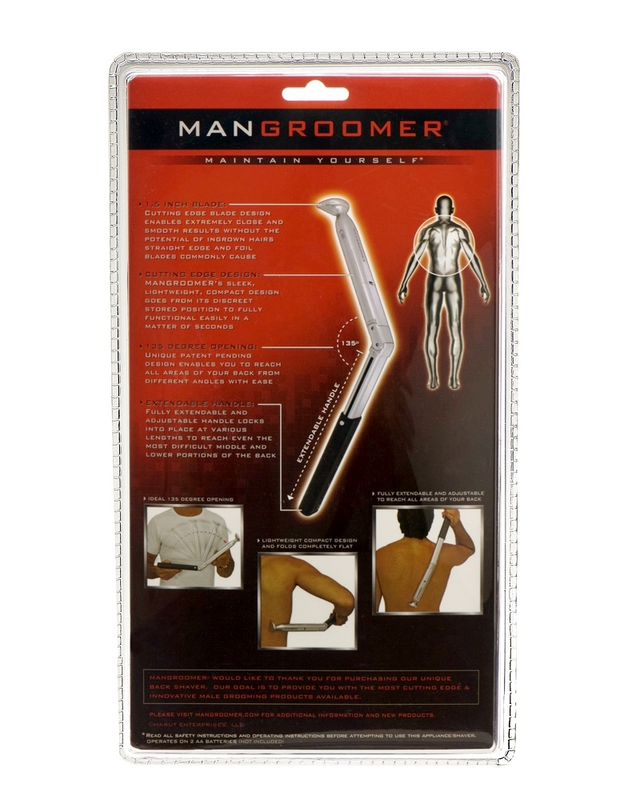 MANGROOMER Do It Yourself Electric Back Hair Shaver