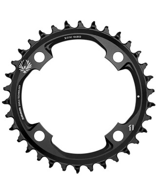 Sram MTB Eagle X-Sync Chainring BCD 104mm 32T 12v Aluminum, Black