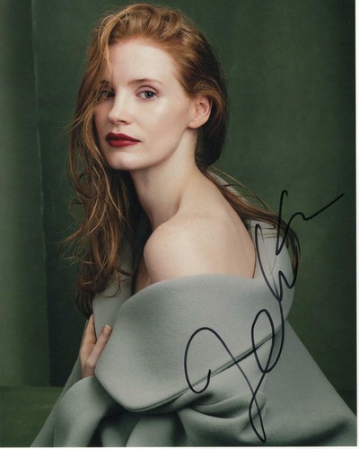 ジェシカ・チャスティン直筆サイン入り超大型写真…Jessica Chastain セール中…ジェシカ・チャスティン直筆サイン入り超大型写真