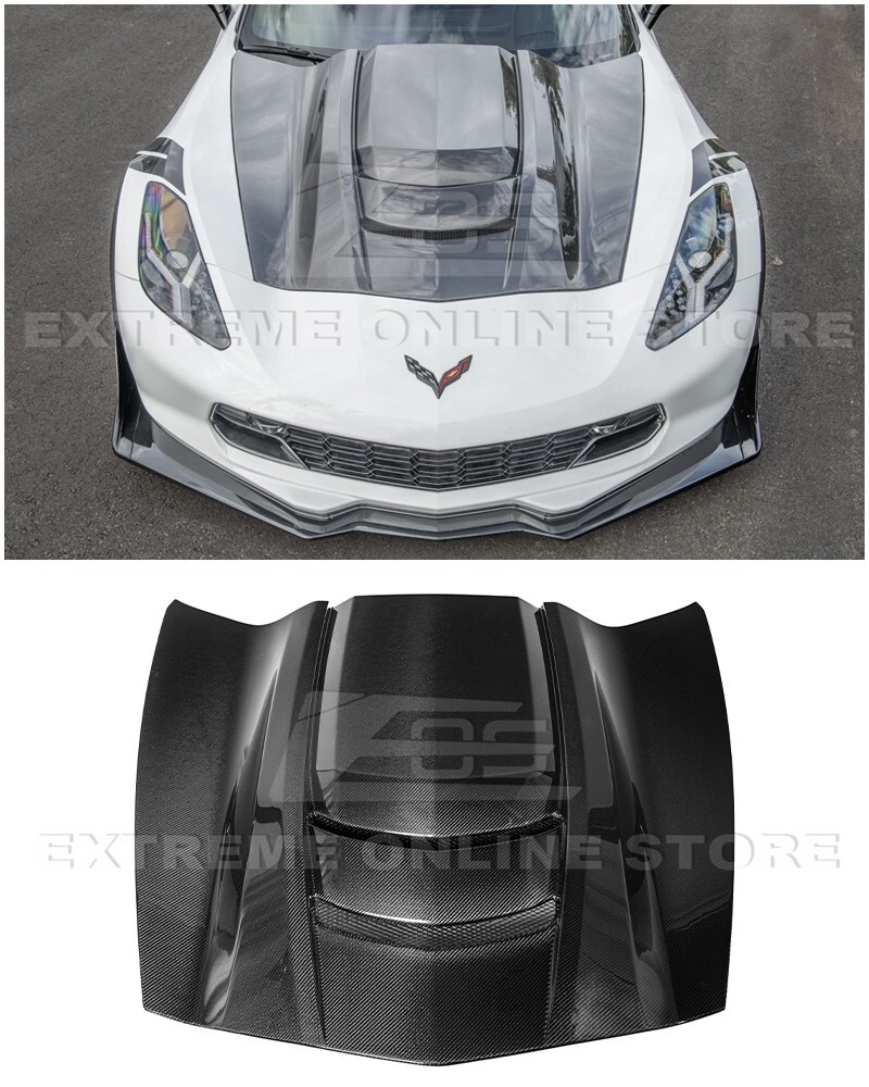 小物 BoTT hoodscarf For 14-19 Corvette C7 | ZR1 CARBON FIBER Cowl Vented