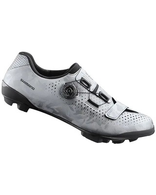 - Shimano SH-RX800 Scarpe Gravel Uomo, Argento
