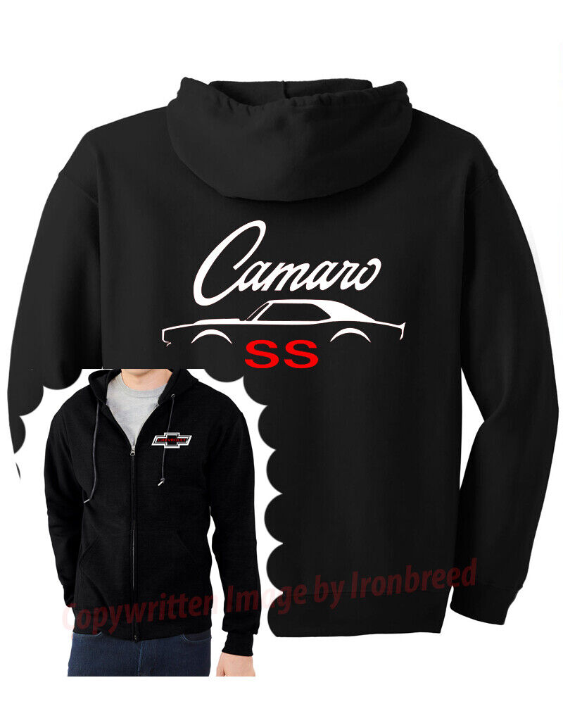 ジャケット・アウター 68CAMARO 1967 1968 1969 CAMARO SS ZIP UP Hoodie Jacket T-Shirt Car