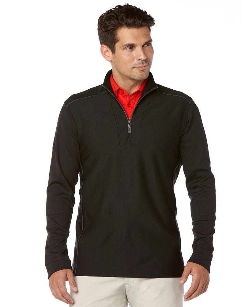 Callaway Golf Mens S2XL 3XL 4XL, Mid Layer Mock Zip, Fleece Pullover