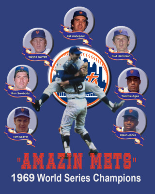 New York Mets Lithograph print of 1969 World series