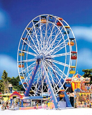 Faller Gmbh - Ferris Wheel -- 9 x 7-1/2 x 22-3/8''  22.5 x 18.7 x 56cm - Kit - HO