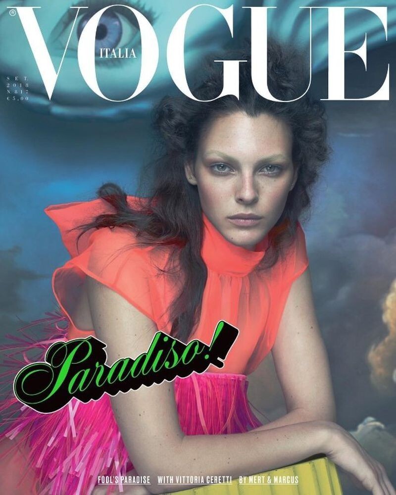 VOGUE ITALIA N° 817 Septembre 2018 Cover Mert + Marcus Model