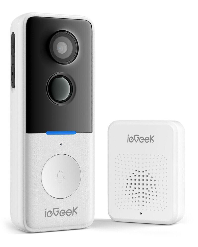ieGeek 1080P HD Video Doorbell Wireless with Chime Smart Home Security Door Bell