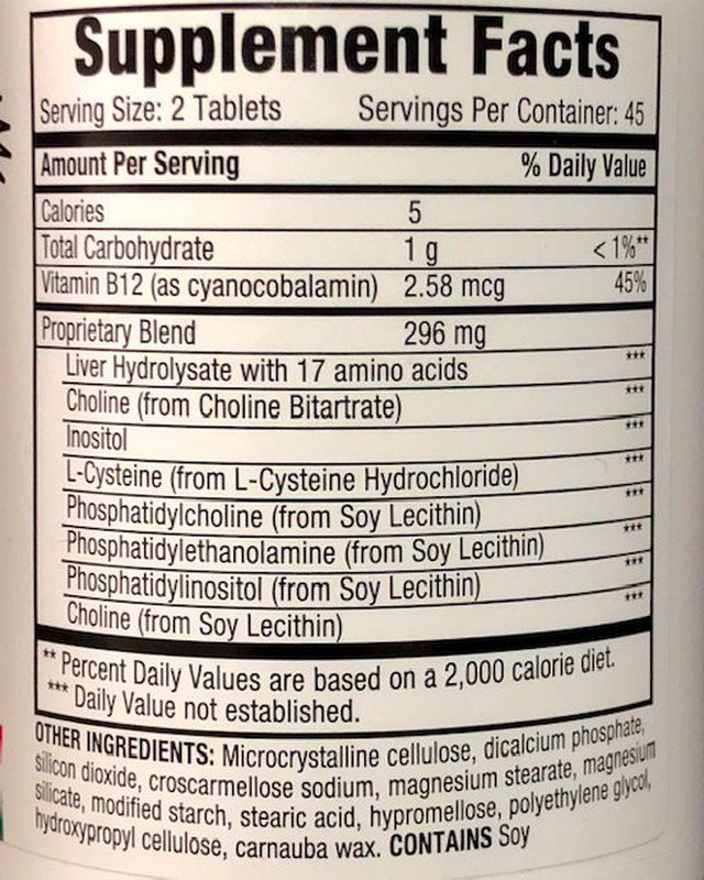 Liverite Liver Aid Value Size Tablets, 90 Count View 5