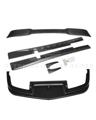 ZR1 Performance Style MATTE BLACK Full Body Add-On Kit For 97-04 Corvette C5