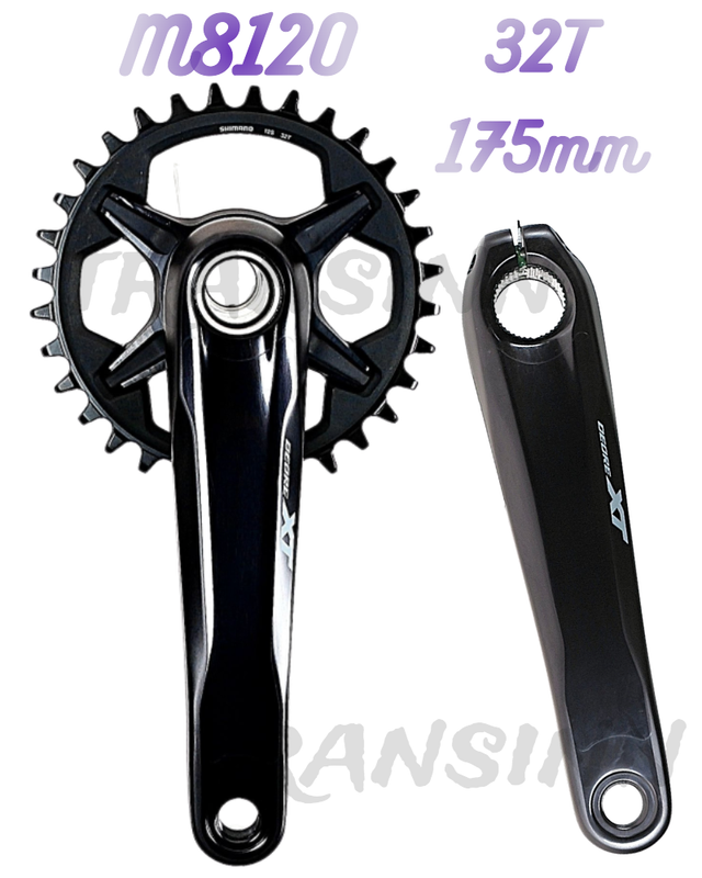 xt クランク　fc-m8120 175mm Shimano Deore XT FC-M8120-1 Crankset (Black) (12 Speed