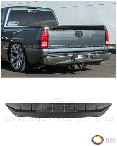 EOS Matte Black Rear Tailgate Trunk Spoiler For Silverado 1500 1999-2006