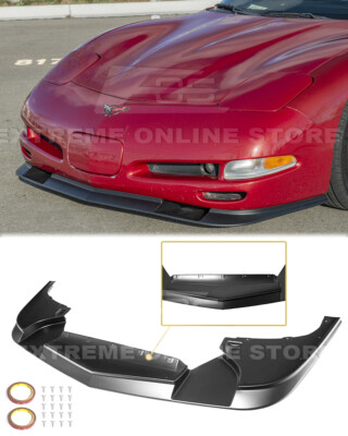 ZR1 Style Front Lip For 97-04 Corvette C5 ALL Models ABS Plastic Bumper Splitter